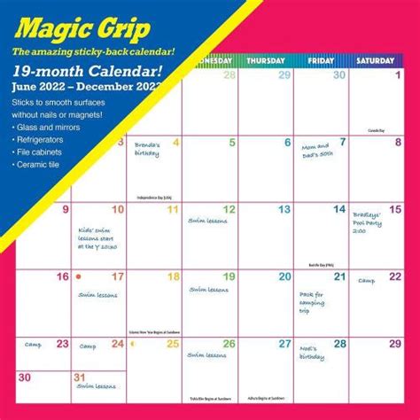 Unleash Your Inner Artist: Getting Creative with the 2023 Magic Grip Calendar